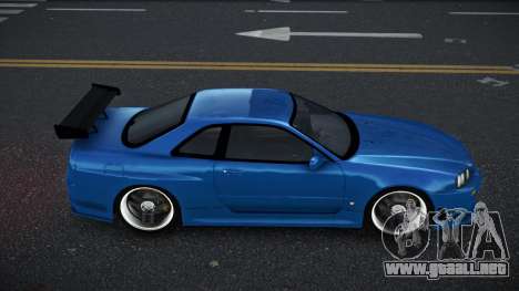 Nissan Skyline R34 99th para GTA 4