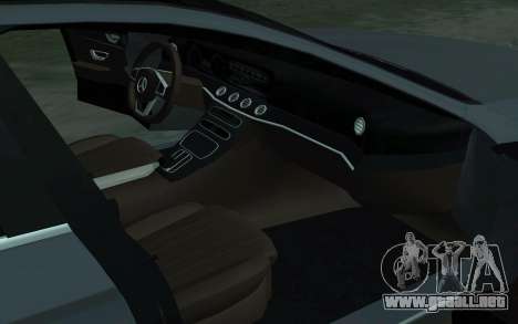 Mercedes-Benz E350s 2018 para GTA San Andreas