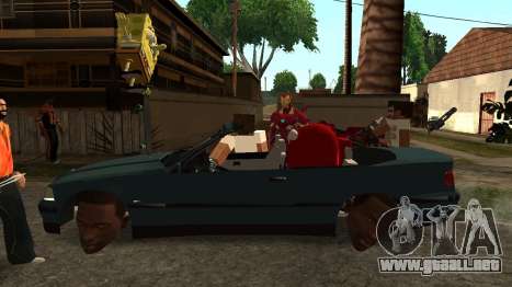 Divertido Bmw E36 Cabrio para GTA San Andreas