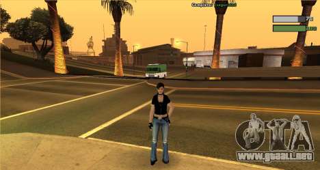 Claire Redfield Black para GTA San Andreas