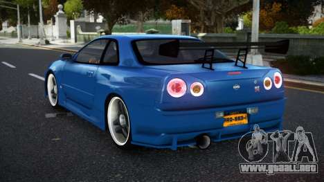 Nissan Skyline R34 99th para GTA 4