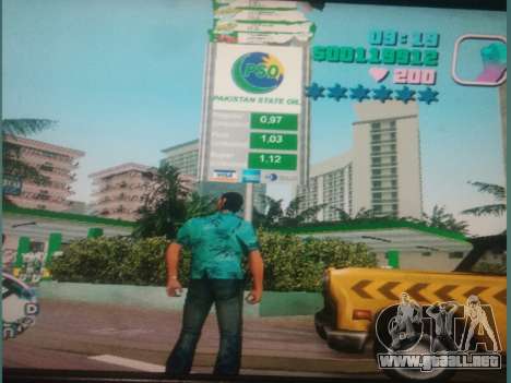 Bomba de gasolina PSO Mod para GTA Vice City