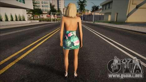 Flowers Girl Dress para GTA San Andreas