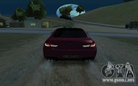 BMW M6 coupé 2014 para GTA San Andreas