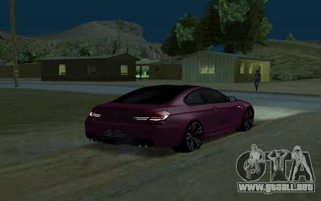 BMW M6 coupé 2014 para GTA San Andreas