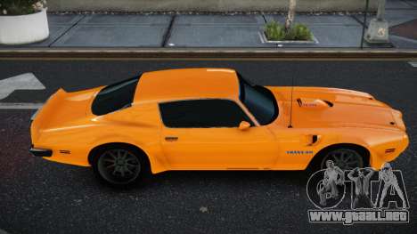 1970 Pontiac Trans Am SC V1.1 para GTA 4