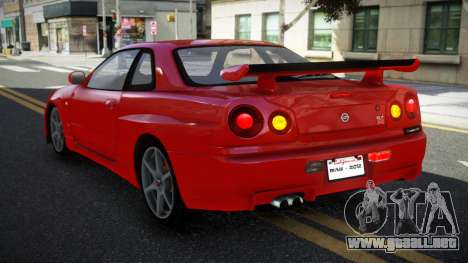 Nissan Skyline R34 GTR UL para GTA 4