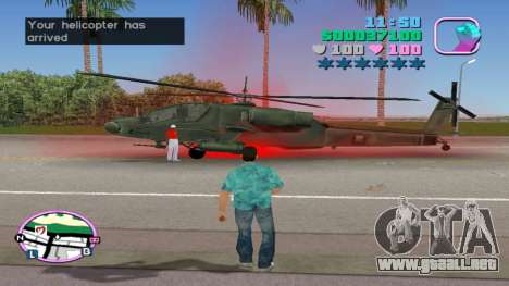 Entrega de helicópteros Hunter para GTA Vice City