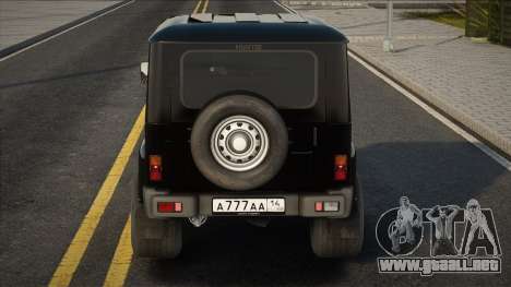 UAZ Hunter Negro para GTA San Andreas