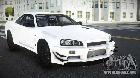 Nissan Skyline R34 GT-R TYH para GTA 4