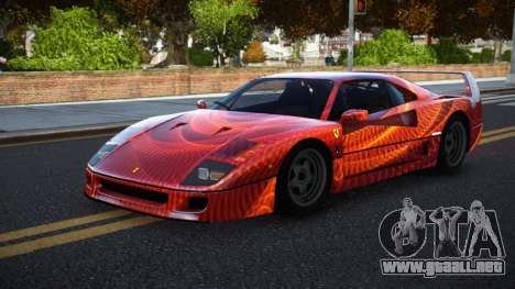 Ferrari F40 SHK S6 para GTA 4