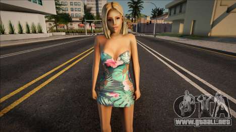 Flowers Girl Dress para GTA San Andreas