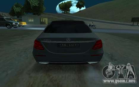 Mercedes-Benz E350s 2018 para GTA San Andreas