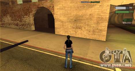 Claire Redfield Black para GTA San Andreas