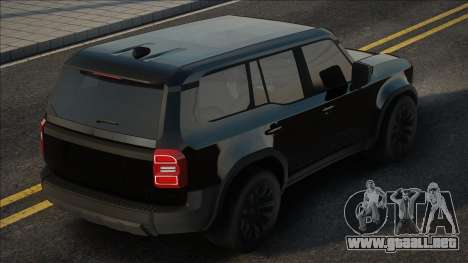 Toyota Land Cruiser 2024 Blek para GTA San Andreas