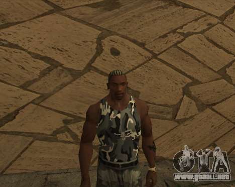 Camiseta de camuflaje urbano para GTA San Andreas