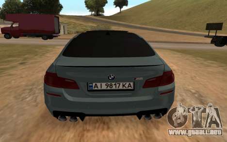 BMW M5 F10 Clásico para GTA San Andreas