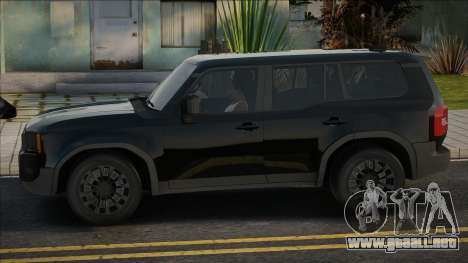 Toyota Land Cruiser 2024 Blek para GTA San Andreas