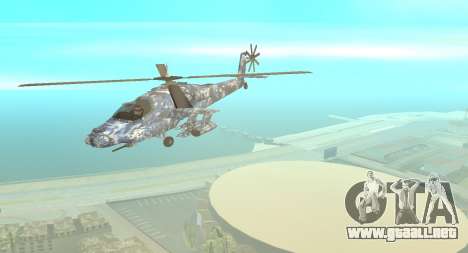 Camuflaje del cielo del cazador para GTA San Andreas