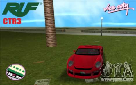 RUF CTR3 ( Placa pakistaní ) para GTA Vice City