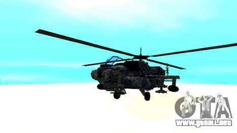 Camuflaje del cielo del cazador para GTA San Andreas