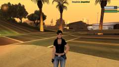 Claire Redfield Black para GTA San Andreas