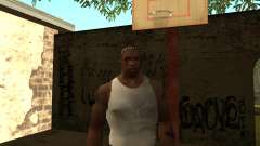 Camiseta sin mangas White Grove para GTA San Andreas