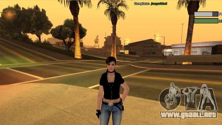 Claire Redfield Black para GTA San Andreas