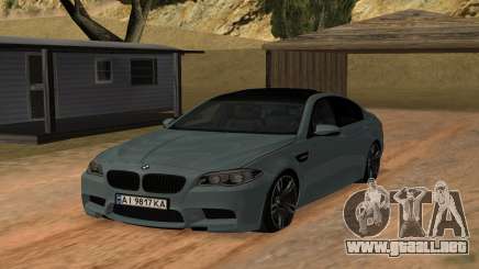 BMW M5 F10 Clásico para GTA San Andreas