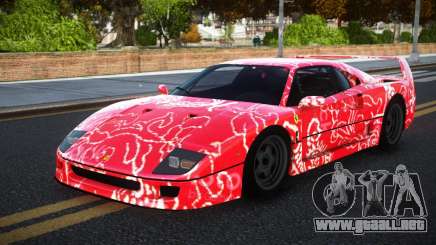 Ferrari F40 SHK S9 para GTA 4