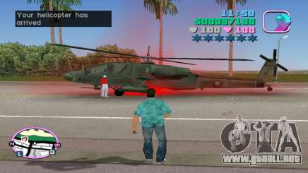 Entrega de helicópteros Hunter para GTA Vice City