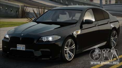 BMW M5 F10 Blak para GTA San Andreas