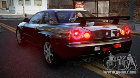 Nissan Skyline R34 GT-R XD-L para GTA 4