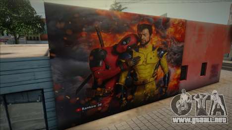 Deadpool 3 Mural para GTA San Andreas