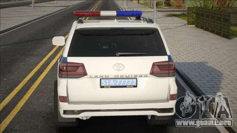 Toyota Land Cruiser - Vietnam Traffic Police Car para GTA San Andreas