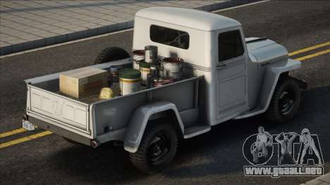 Willys Overland Jeep Pickup 1948 para GTA San Andreas