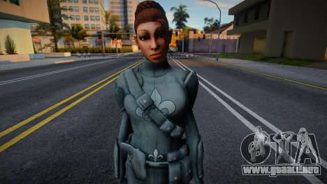 Shaundi Suit o Con Traje Tactico de Saints Row I para GTA San Andreas