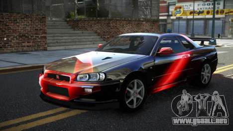 Nissan Skyline R34 GT-R XD-L S11 para GTA 4