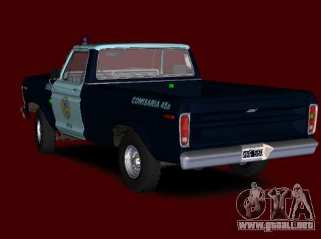 Ford F100 Policia Federal 1978 para GTA San Andreas