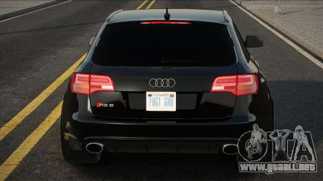 Audi A6 (C6) Blek para GTA San Andreas