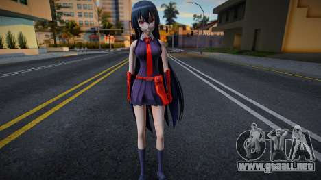 Akame Akame Ga Kill para GTA San Andreas