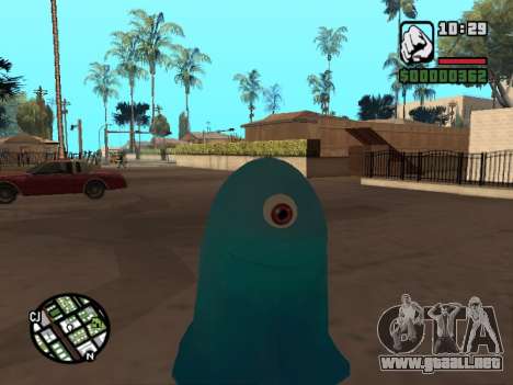 Bob Monsters vs Aliens para GTA San Andreas