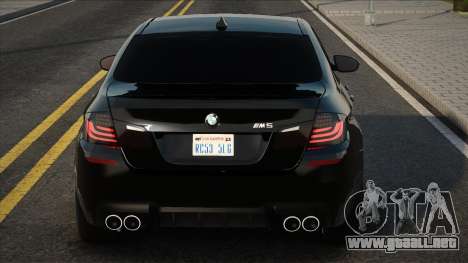 BMW M5 F10 Blak para GTA San Andreas