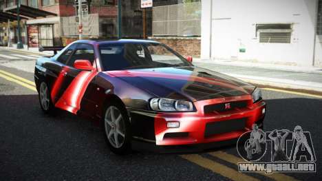 Nissan Skyline R34 GT-R XD-L S11 para GTA 4