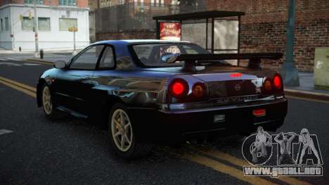 Nissan Skyline R34 KVN para GTA 4