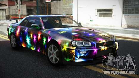 Nissan Skyline R34 GT-R XD-L S2 para GTA 4