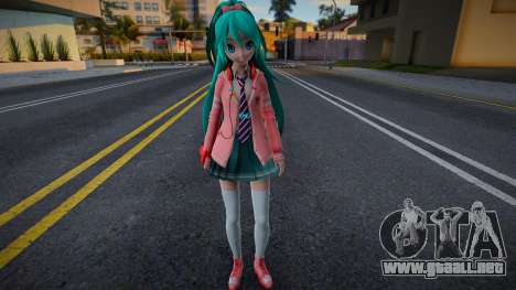 PDFT Hatsune Miku Ribbon Girl para GTA San Andreas