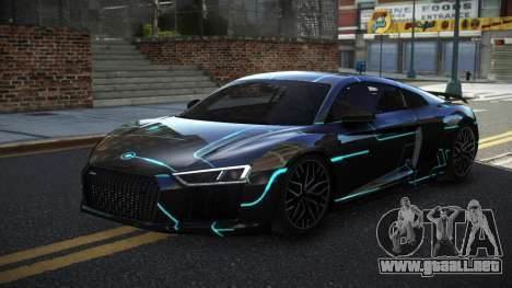 Audi R8 GB-D S5 para GTA 4