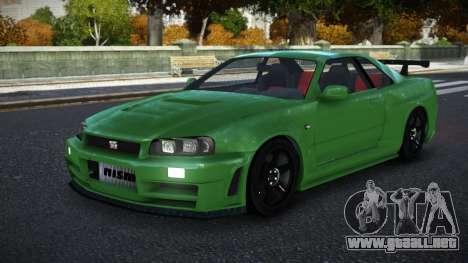 Nissan Skyline R34 RF-N para GTA 4