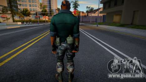 Commando CON EXPRESIONES FACIALES EN BOCA de Pri para GTA San Andreas